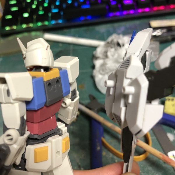 軸穴の違うパーツ同士の接続パーツ作成