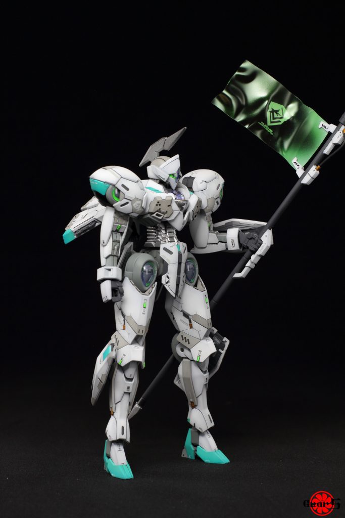 腰部は3Dプリントで、永野護のFSSスタイルを参考にしました。