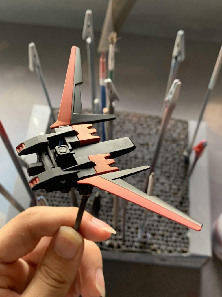 エールストライカーは塗り分けがとにかく大変でした𖦹.𖦹💧