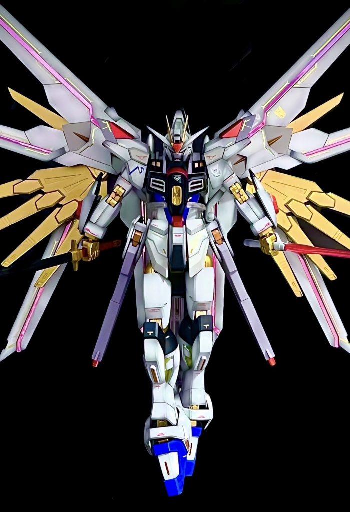 使用塗料メモ全てガイアノーツ 全て黒下地本体白→NAZCA スチールホワイトプラウドディフェンダーの白→EXホワイト青→NAZCA コバルトバイオレットグレー(レールガン)→NAZCA ジョイントグレーグレー(本体)→ニュートラルグレーll赤→スターブライトシルバー→プレミアムパールレッド金→スターブライトゴールド紺→プリズムブルーブラッククリア→EXクリア(金)、EXセミグロスクリア(紺、赤)、EXフラットクリア(白、グレー)