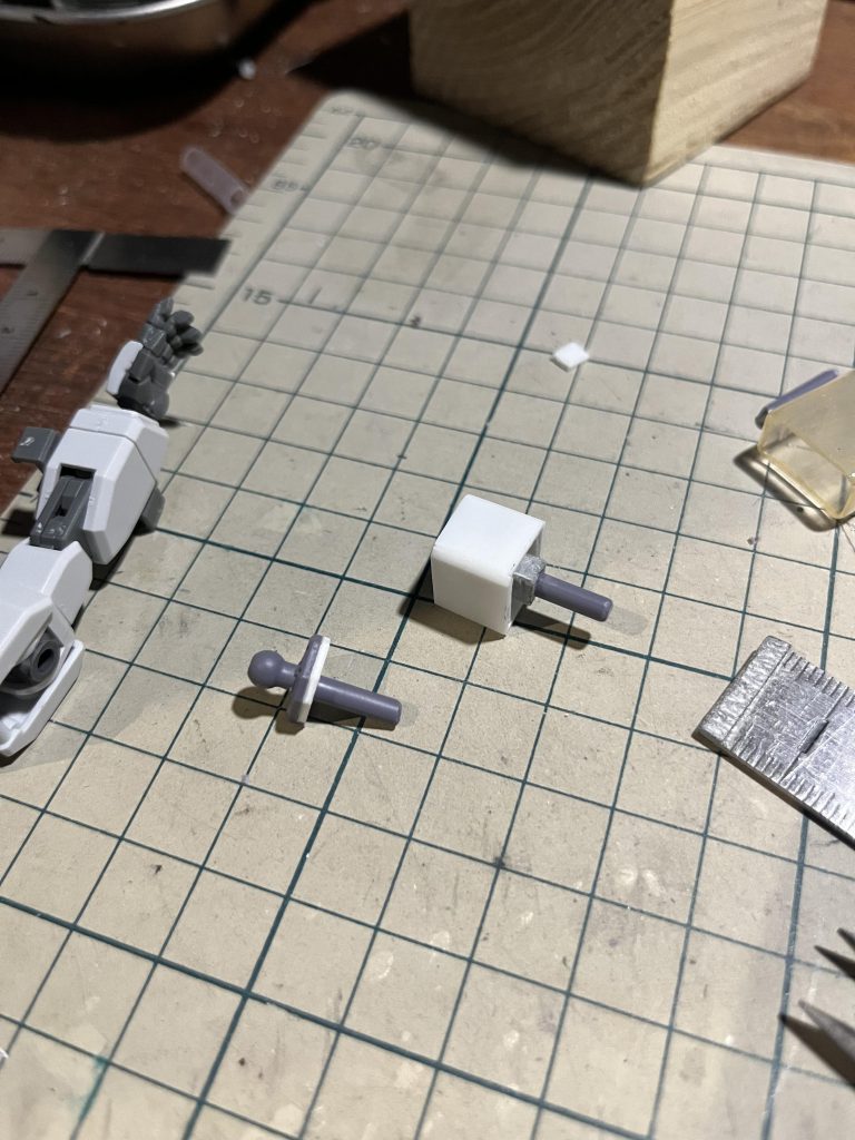 拡張パーツ持ってないのでスクラッチでジョイント作ってます。