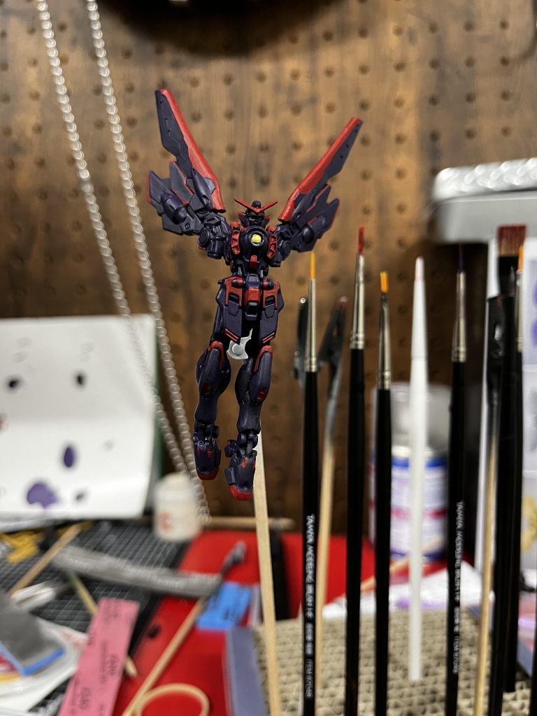 空を飛んでる図　笑