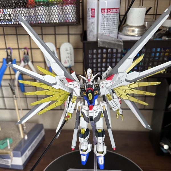 やっと、プラウドD塗装までいきました笑今回は、初ガンダムマーカーエアブラシ使いました。使い勝手は悪いですけど、楽しいですね！充電式のエアブラシも購入しようかな。 （1枚目）