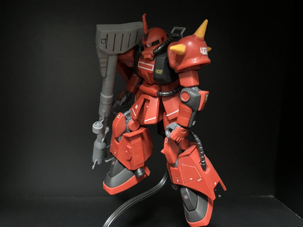 右斜めから。この角度が一番気に入っています。