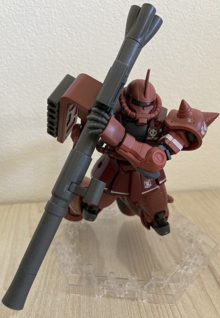 なんでしょう。シャアザクはバズのイメージがすごいあります。