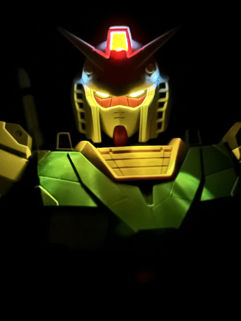 実はメインカメラ光らせられます