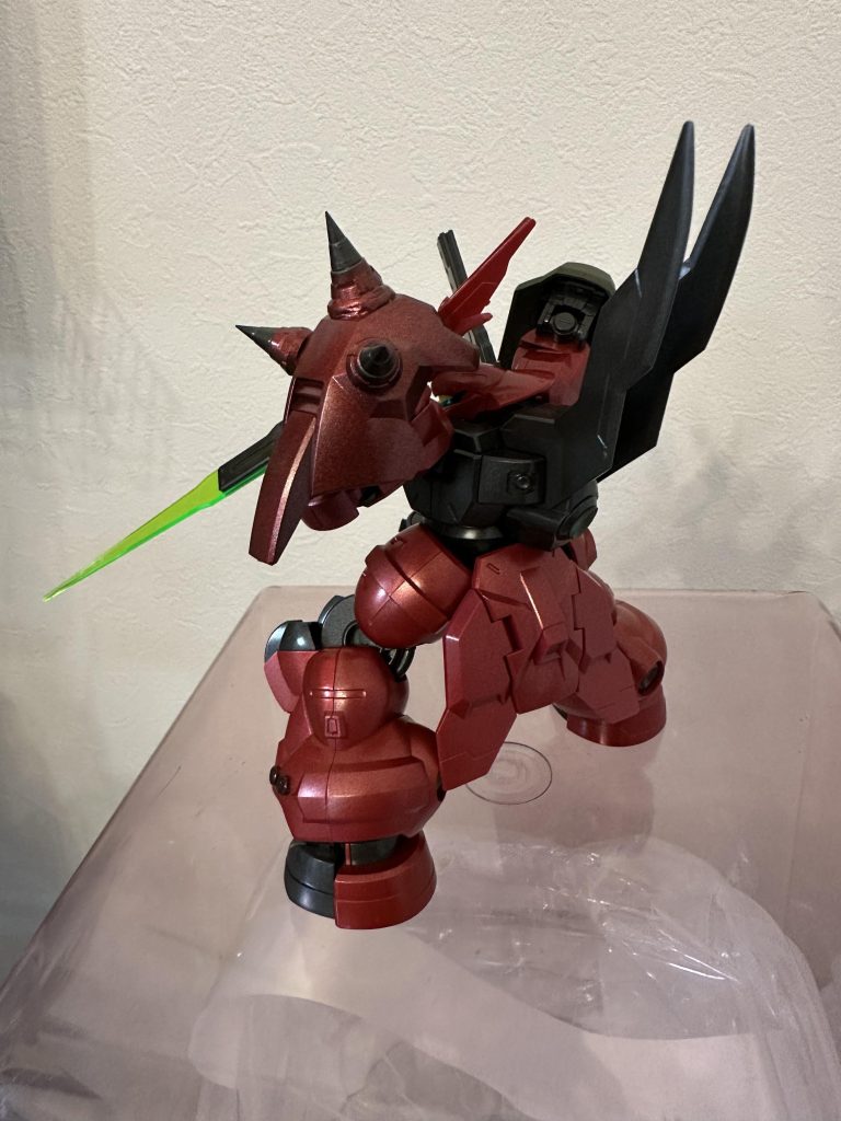 背中は情報量を増やすべきでした。もっと、ディテール追加とデカール追加をすべきでした。