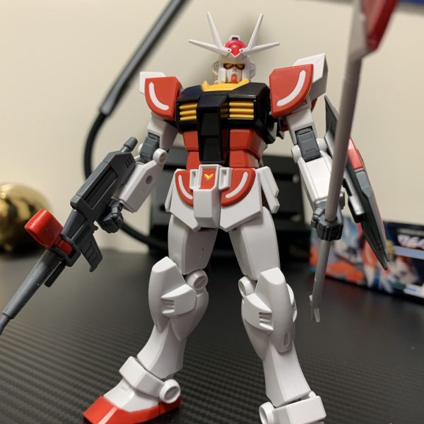 30MM 1/144 スピナティオと、EG 1/144 ラーガンダムのミキシングです。メインがまだスピナティオなので、GUNSTAに投稿していいか迷ったのですが、一様ジムの派生と言う設定で😅細かな調整はまた出張戻り(年末)にします🙇（5枚目）