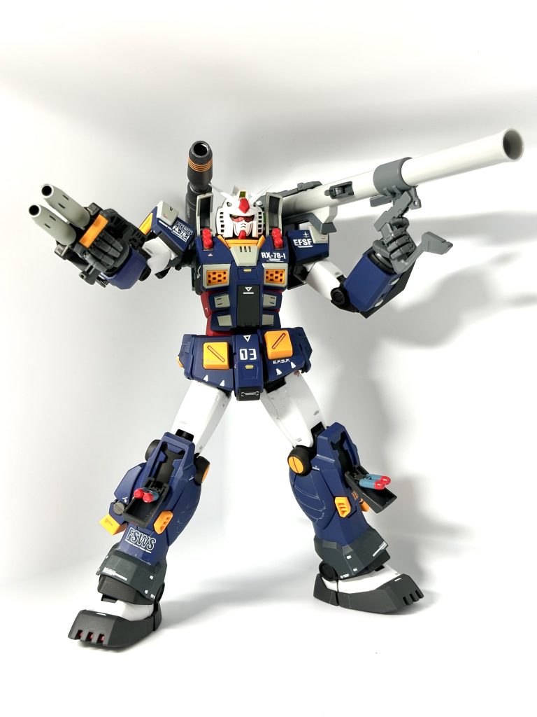 全弾発射!! バズーカはジムさんからのかりもの(未塗装)