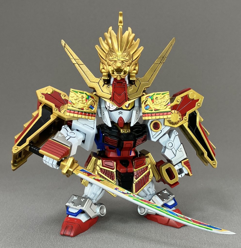 刀の裏側も塗りました。曲線が多いのでマスキングゾルを使いました。