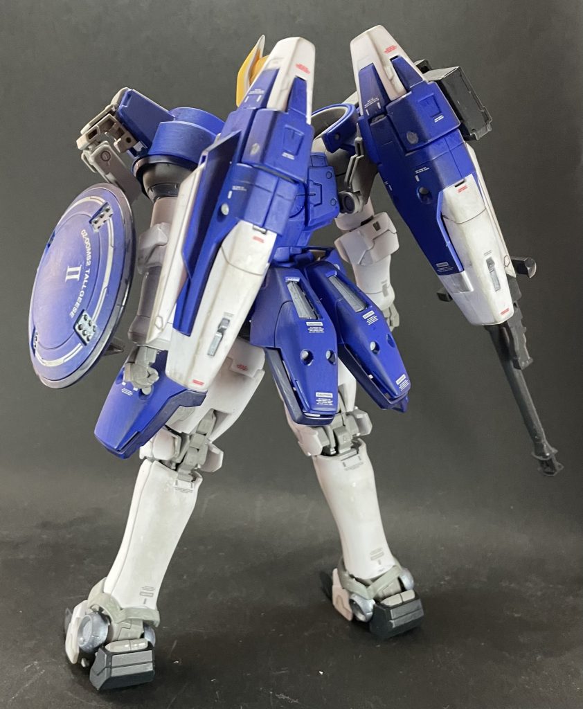 バックショットはこんな感じ！エッジ部分を中心にウェザリングマスターを使ってます😄