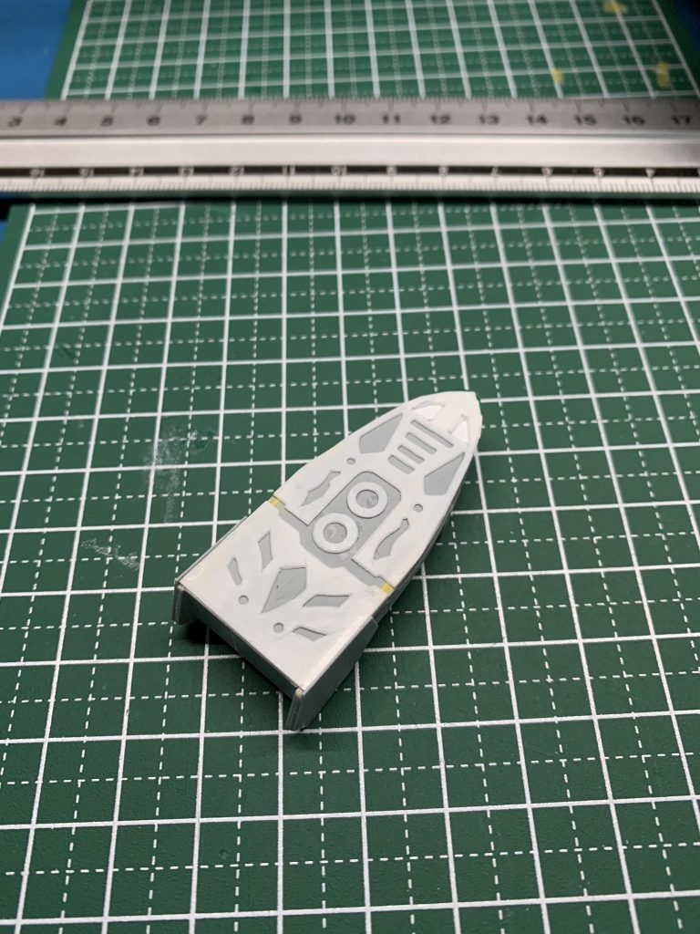 全く見えない裏側のディテールも作り込み。自己満の世界ですね。