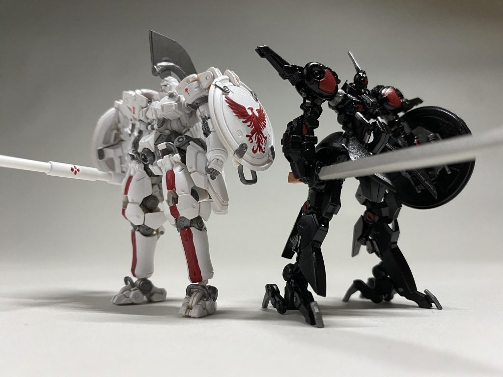 以前作ったL.E.D.トールギスとツーショット！