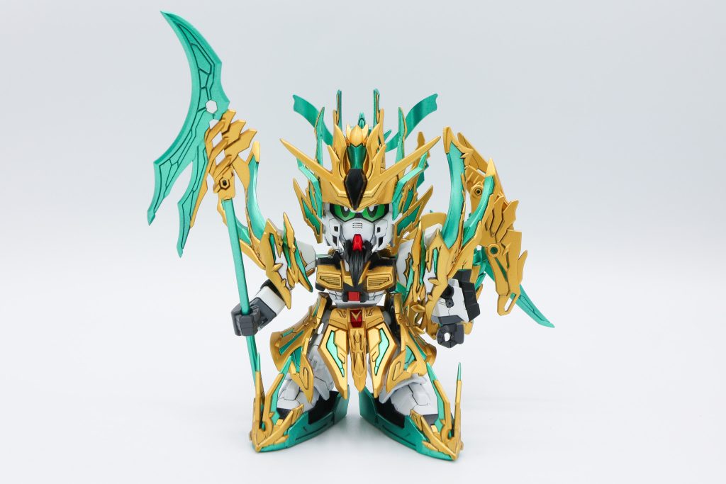 武聖関羽νにも換装可能。ですが一部カラーリングは関羽ν準拠となります。