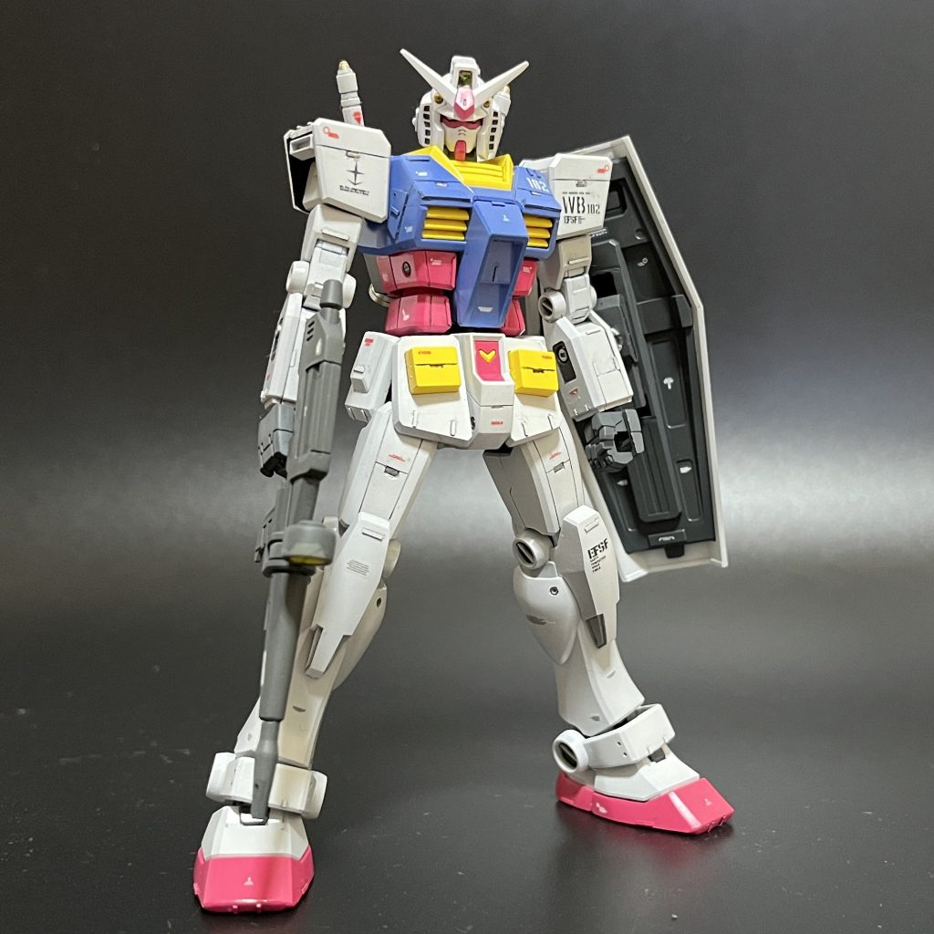 スジボリやプラ板ディテール追加で情報量をアップ!少しずつ精度が高まってきているかな??カラーリングは「O.Y.W」を意識して彩度を落としています。