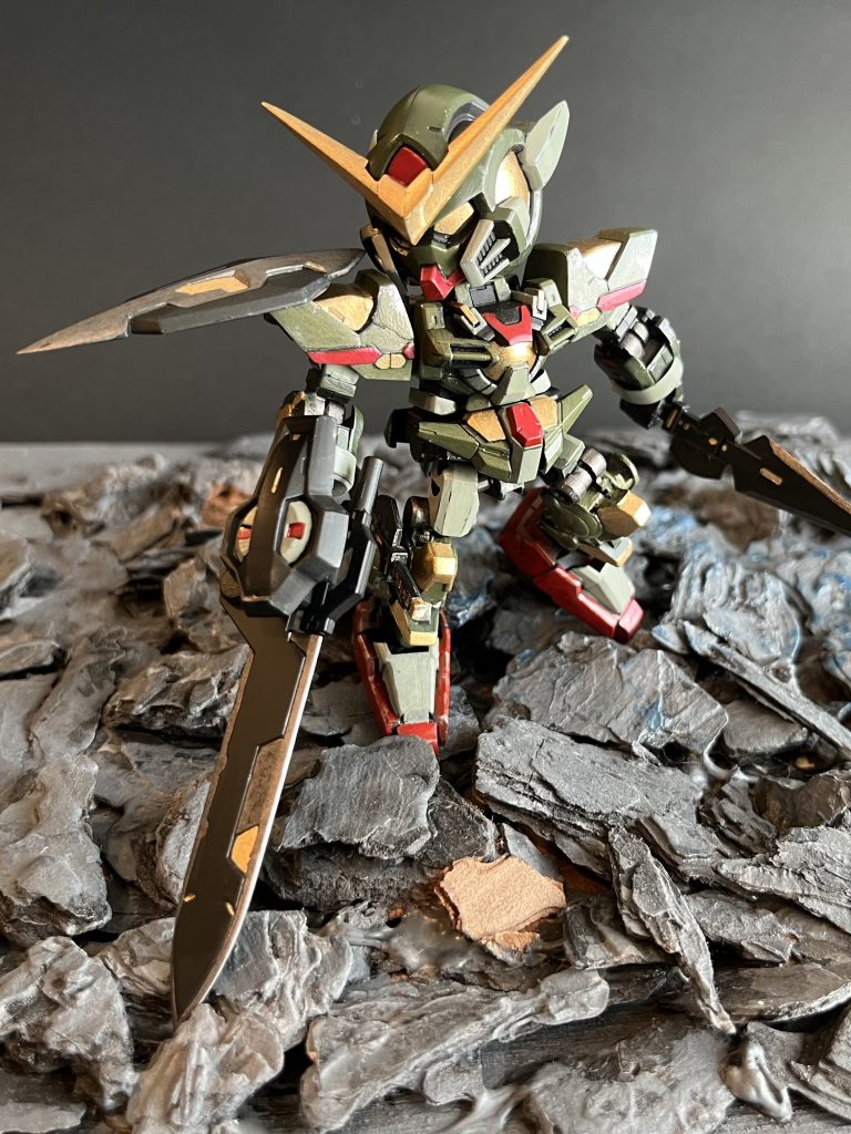 Ｖコマンドエクシア・強襲型ＧＮアームズ–2枚目/制作者：クリームシュウ(探プラ部)