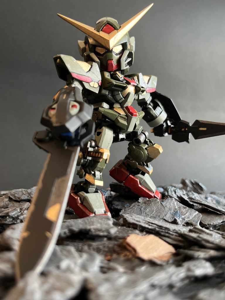 Ｖコマンドエクシア・強襲型ＧＮアームズ–4枚目/制作者：クリームシュウ(探プラ部)