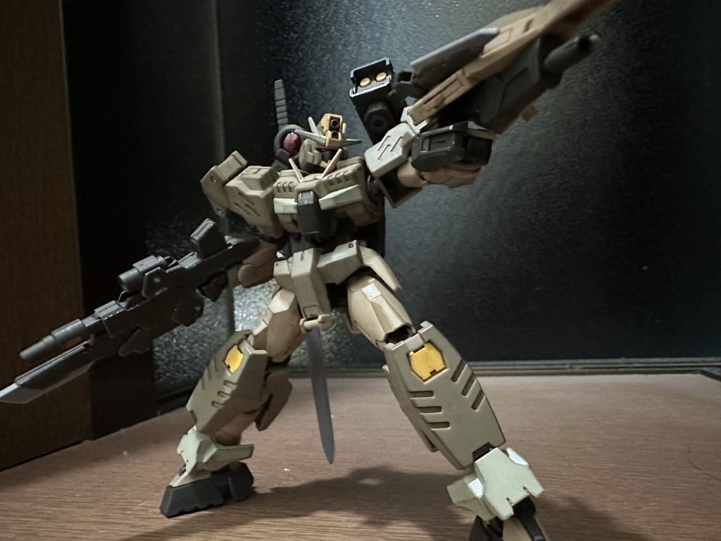 HGBM ガンダムダブルオーコマンドクアンタ デザートタイプ–3枚目/制作者：凜々蝶