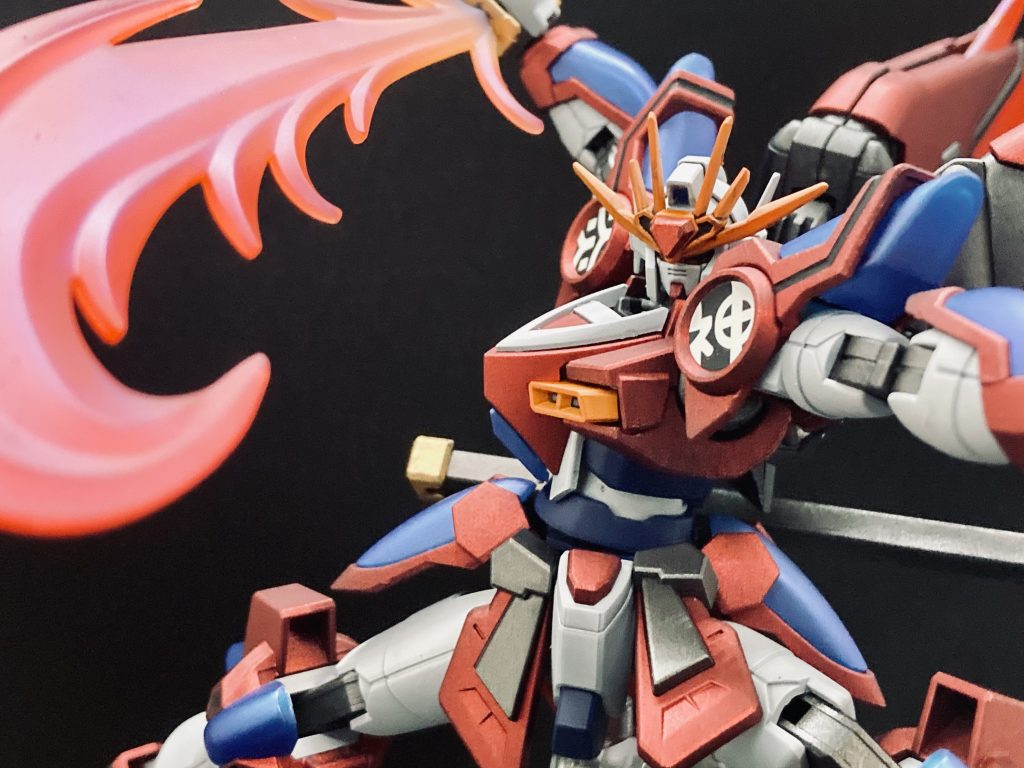 肩の炎と神はさすがに塗装無理なのでシール使ってますꉂ🤣𐤔