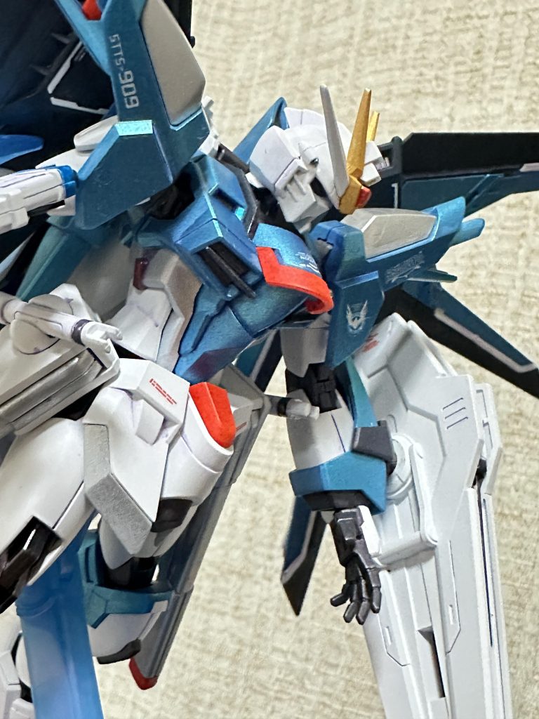 ライジングフリーダムガンダム・メタルロボット魂風？塗装–3枚目/制作者：minacoroc-k