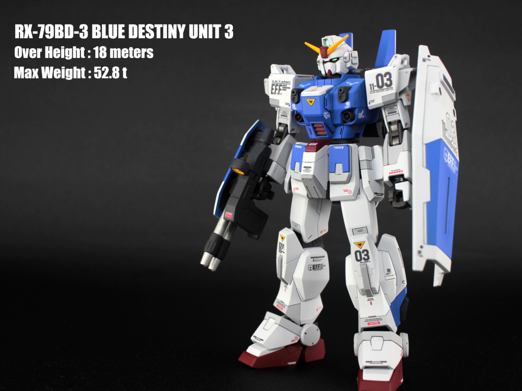 RX-79BD-3 ブルーディスティニー3号機–2枚目/制作者：Erio