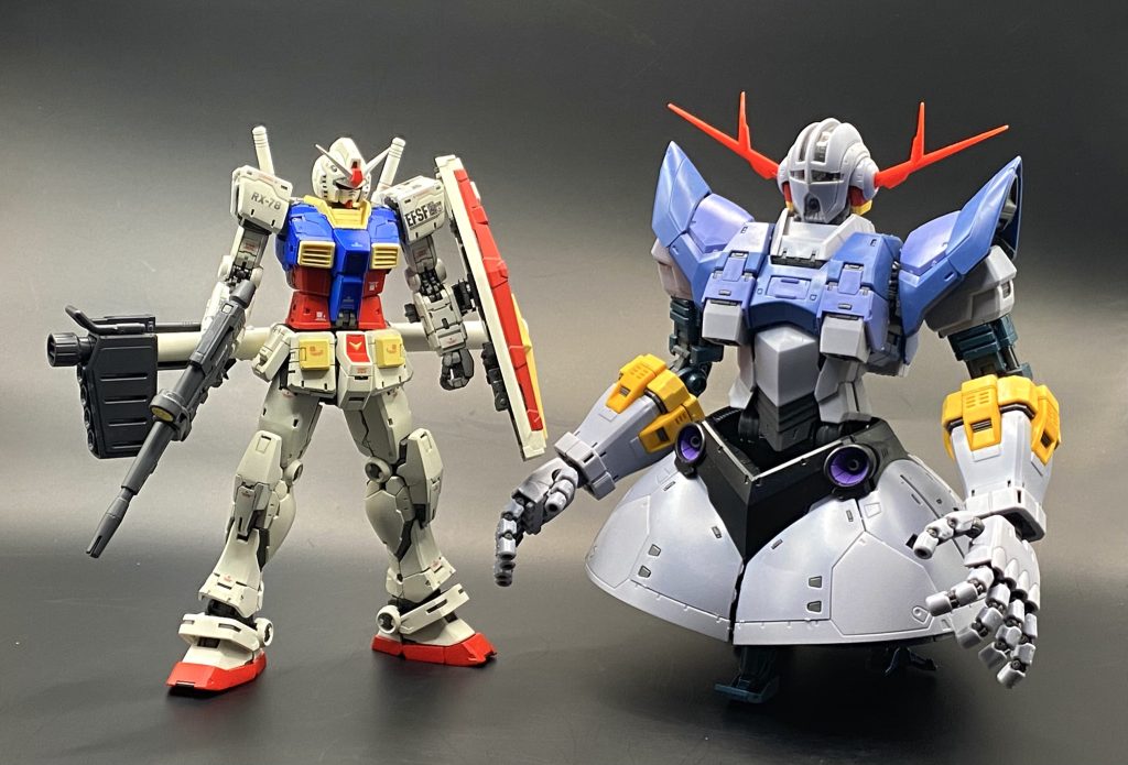 RGジオングも完成させて並べたいとは、思って居ますが…中々時間が取れそうにありません。💦