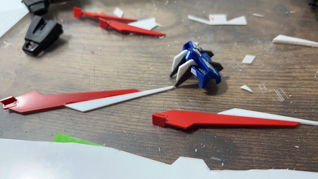 エールの羽はいい感じ(?)に延長