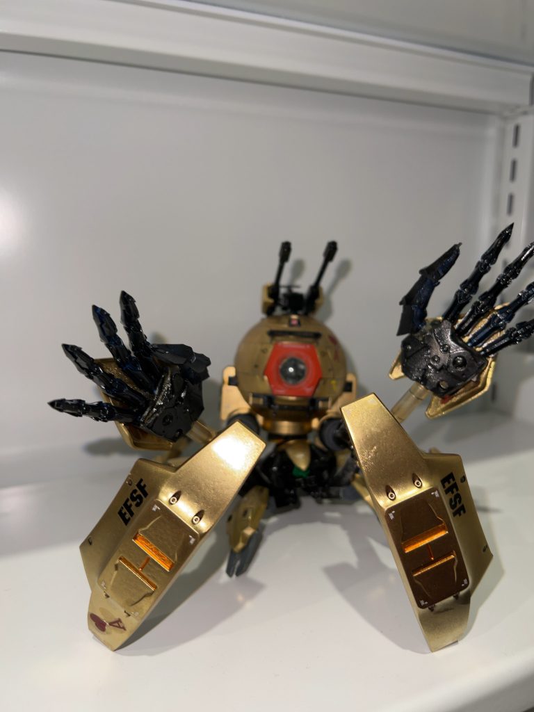 金色に塗ったのは