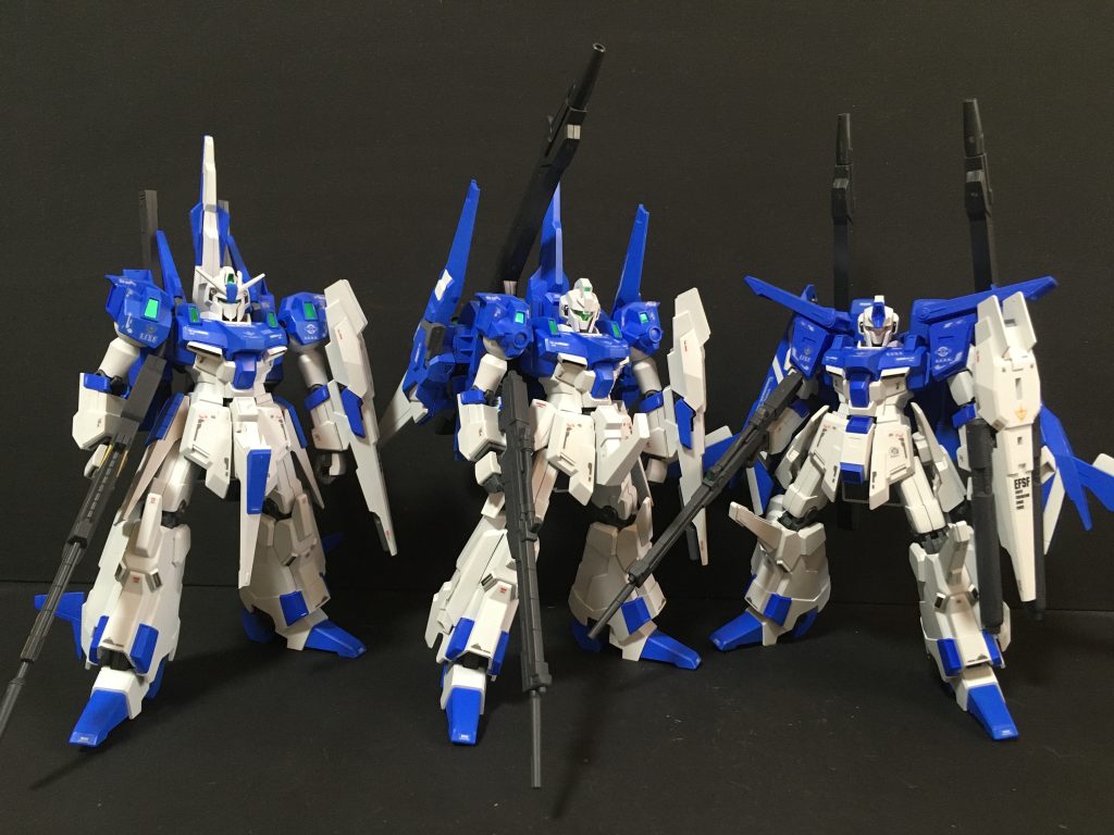 リゼル3機の集合ショットですリゼル重装型 https://gumpla.jp/hg/1072724リゼル隊長機 https://gumpla.jp/hg/1072719リゼルプロトタイプ https://gumpla.jp/hg/1076749ご覧いただきありがとうございました。気に入っていただけたら いいね!をよろしくお願いいたします