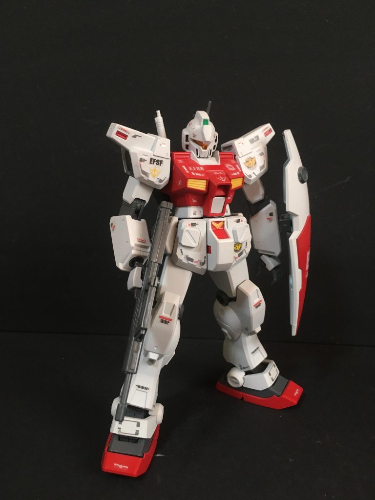 ほぼガンダムなのにジムとしての成立しているところが素晴らしいです。ワグテイル投稿に合わせてデカールを追加しています。