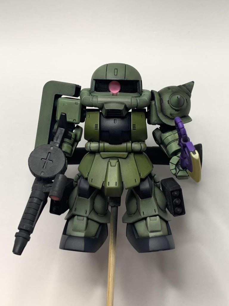 SDガンダムクロスシルエット　ザクⅡ–2枚目/制作者：クリリン