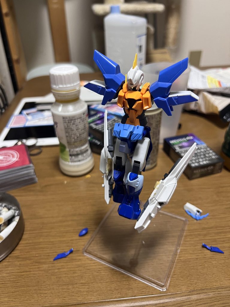 ここで何故かガンダムフェイスに←