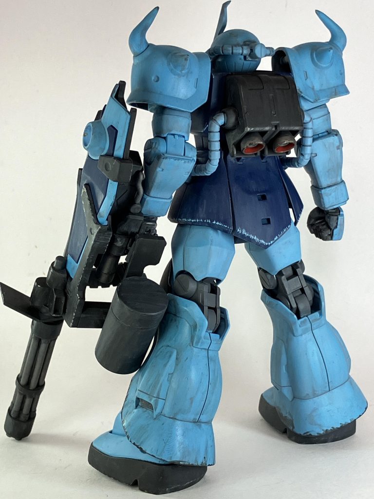 汚し塗装で特にウォッシングは1回別の色で塗りつぶすような感じになるので、分かってても慣れない感じがしますね