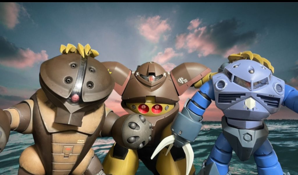 水泳部　MＧ　ゴッグ　ズゴック　アッガイ–2枚目/制作者：takachapel