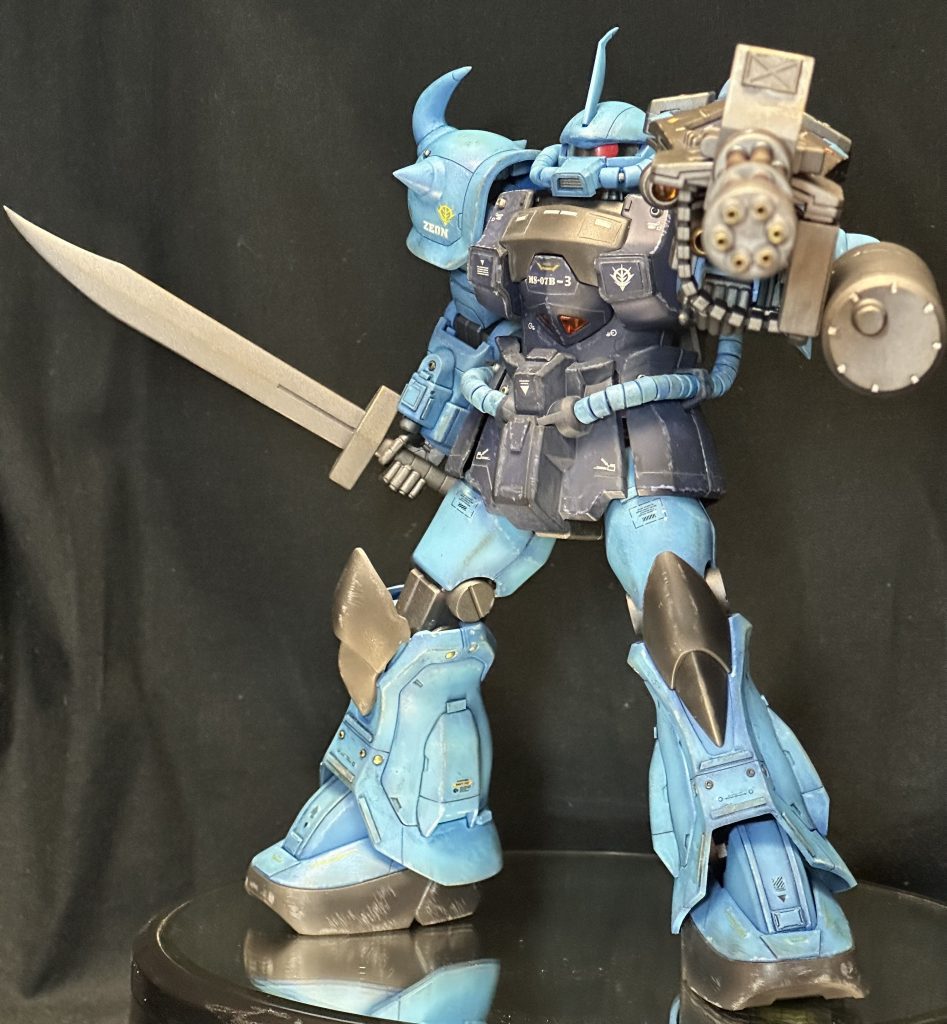 ガトリングシールドの銃口にも真鍮パイプを入れました!