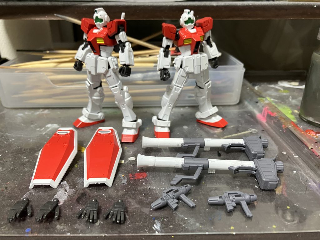機動戦士ガンダム CAPSULE ACTION ジム–2枚目/制作者：shinshitsu_modeler