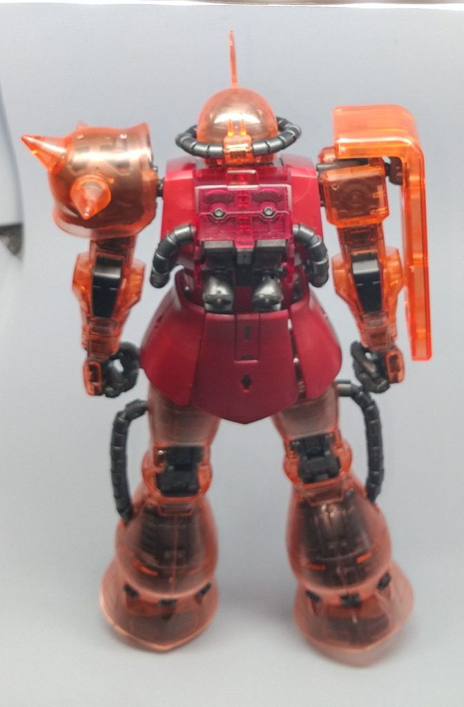 バックショット今回はクリア成型のパーツが多いのでひたすら磨きに時間をかけたのですが、手持ちのやすりではこれが精一杯でしたやはりコンパウンドを使わないと難しいのでしょうかね