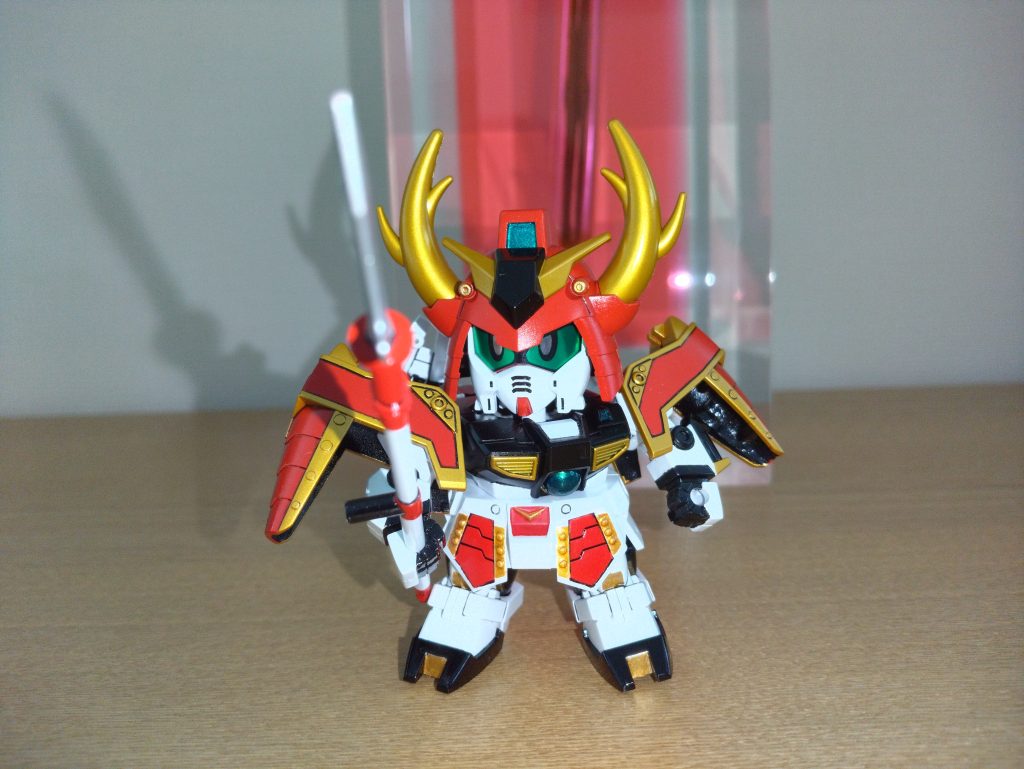 槍は持たせる時に塗装が削れて再塗装してます。クリアランスが難しい…