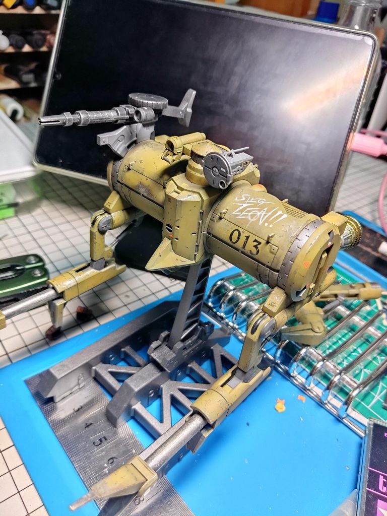 ここからシャドウ吹きです…オイル垂れってやつをやってみたかったけど、無重力では垂れないってネットに…重力下では弱そうだしねコイツ(ボールもそうだろう)