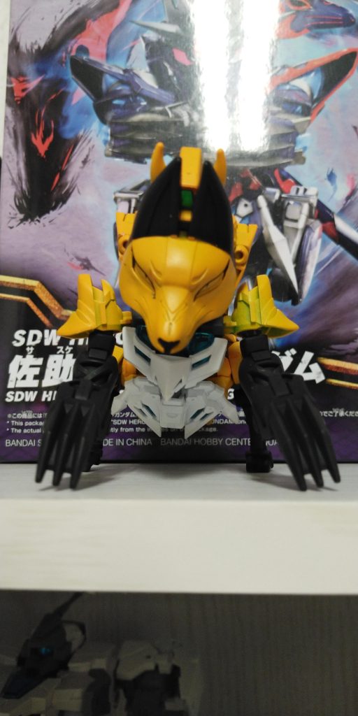 お前本当にガンダムなのかと、もう少し目付きを優しくする方が良かったかもと少し後悔してます