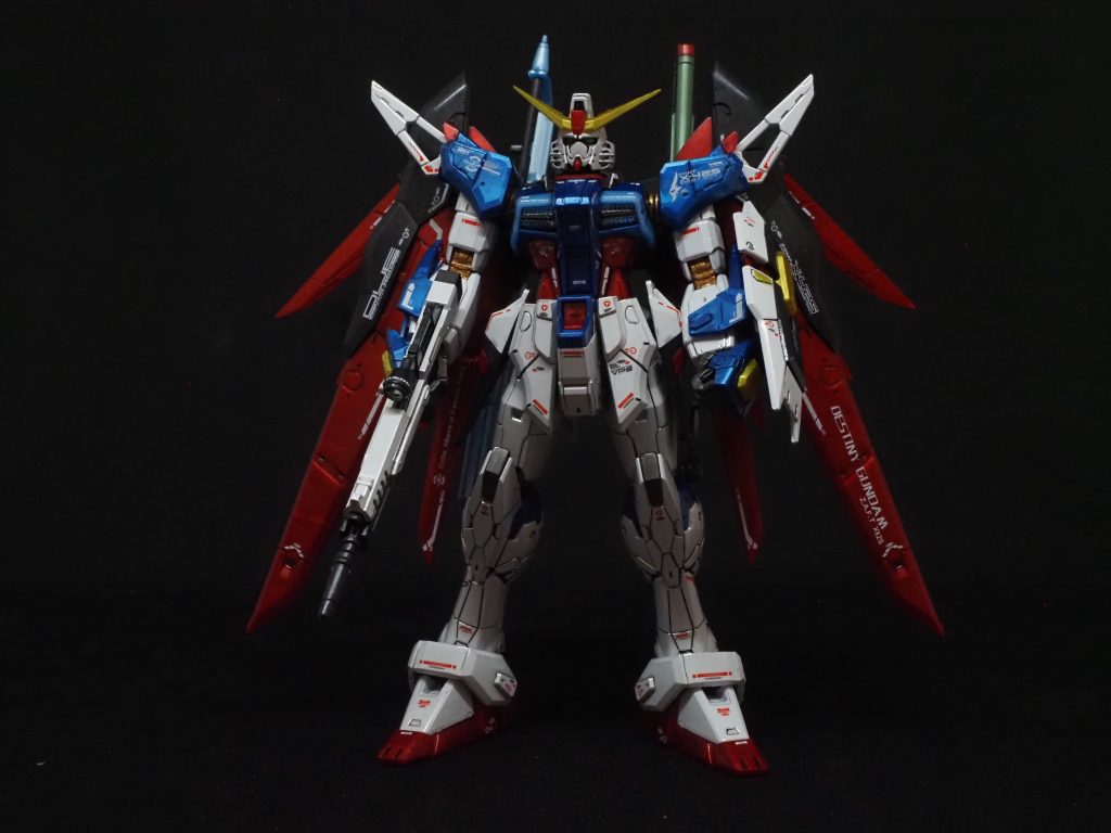 そういえばSEEDコンテストなるものあったようなと、急いで完成にこぎつけました。チタニウムコートは綺麗なんだけども、ゲート跡が😭😭私にはリタッチする技術がない。なのでゲート跡のヤスリがけもできないまま完成となりました。まぁ、遠目には見えないから良いかなと自分に、無理矢理言い聞かせて·····