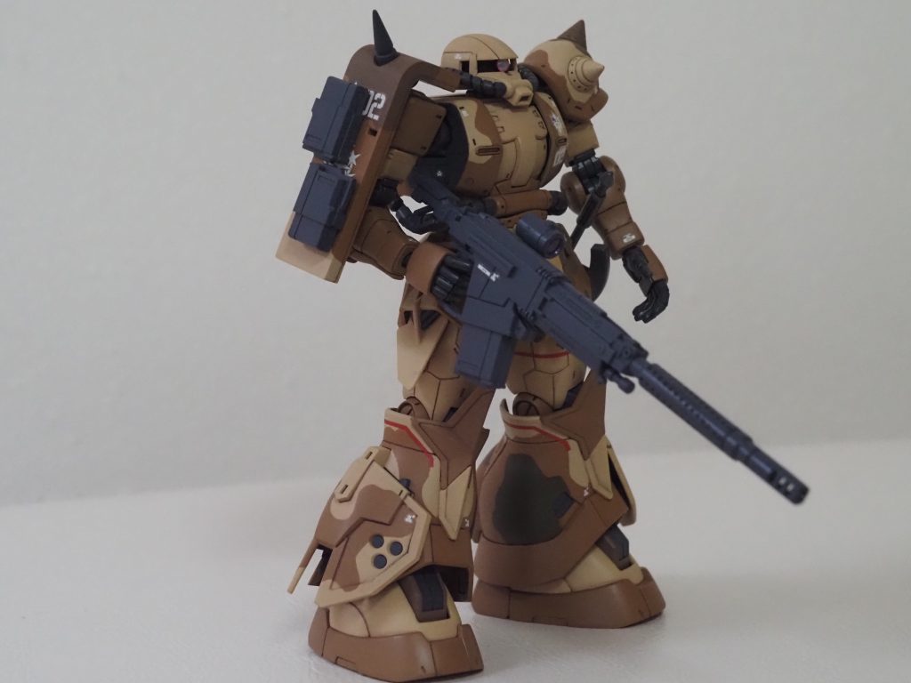 HG高機動型ザク 地上用（ウォルド機）迷彩塗装–3枚目/制作者：MT78