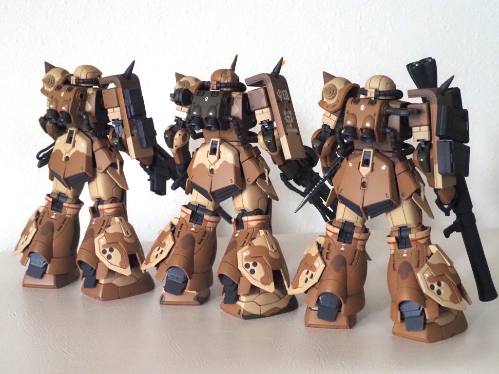 高機動型ザク地上用 エグバ機 迷彩塗装仕上げ–7枚目/制作者：MT78