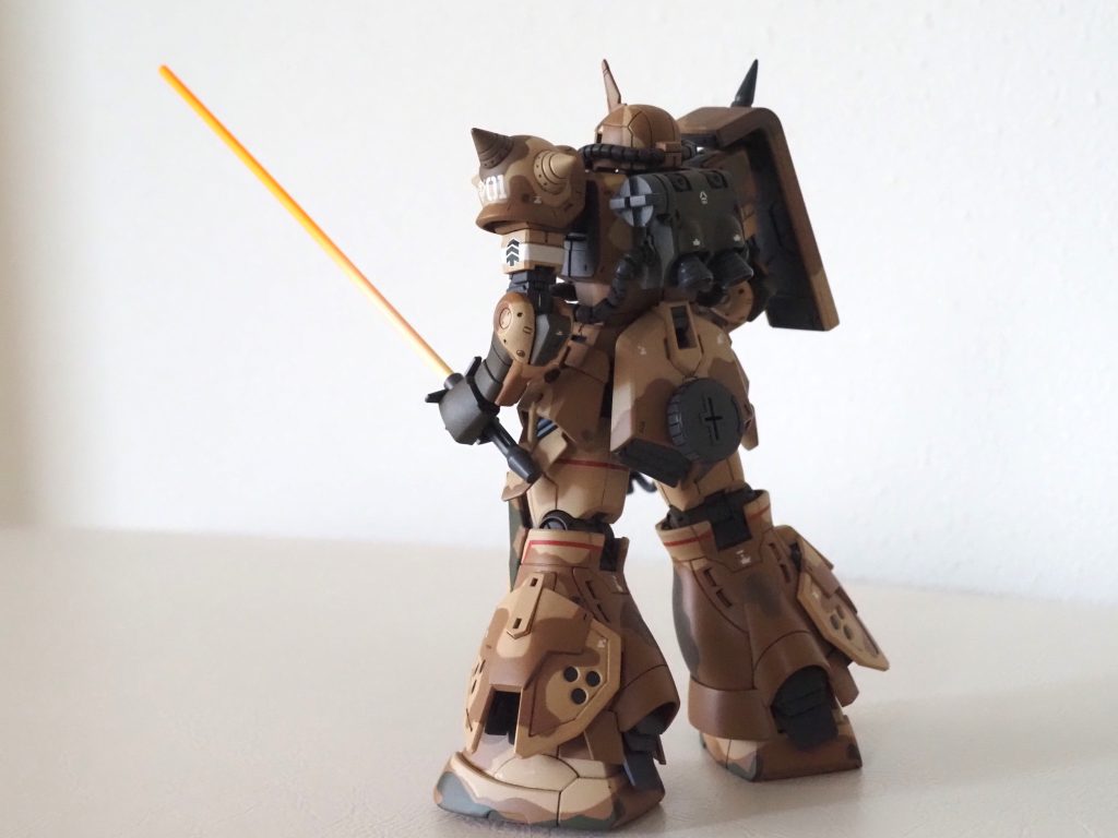 高機動型ザク地上用 エグバ機 迷彩塗装仕上げ–5枚目/制作者：MT78