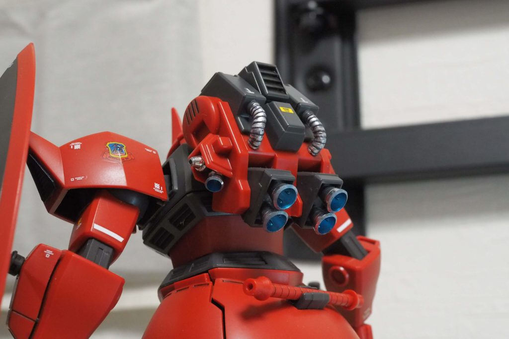 バックパックのスラスターを変更