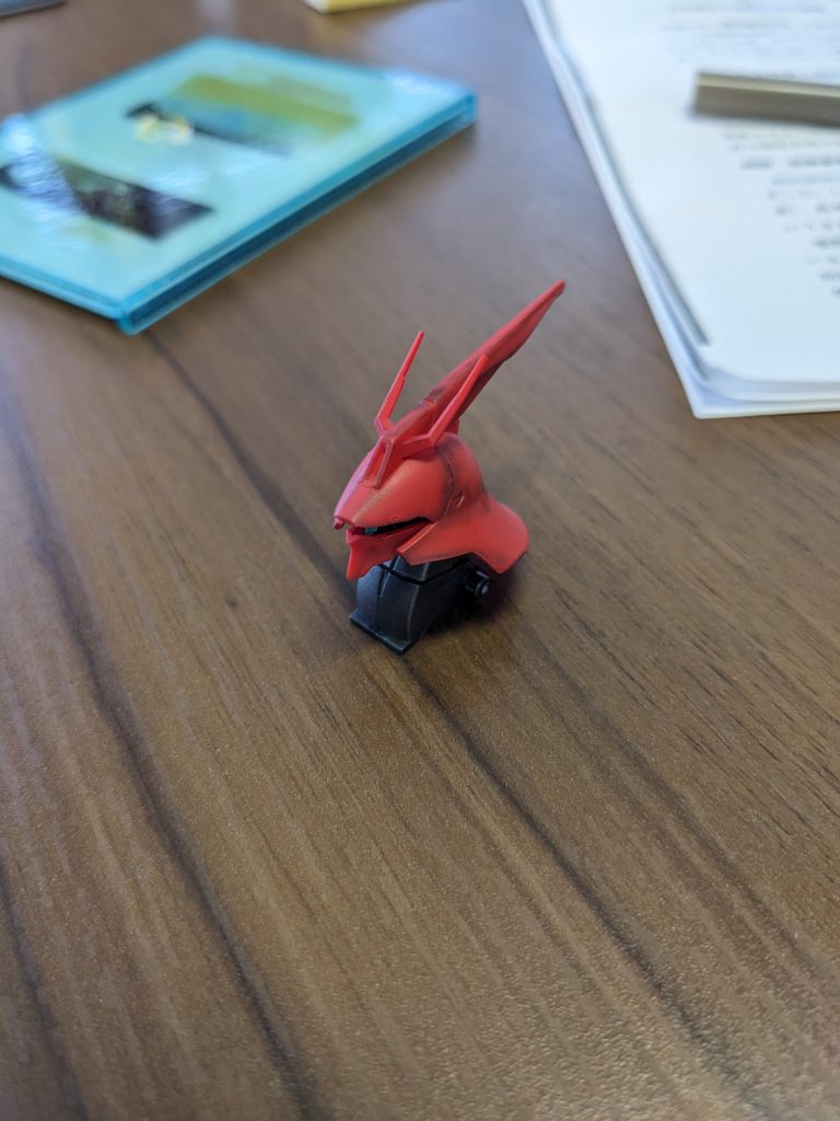 いろんな方の知恵を拝借、頭部のウェザリング