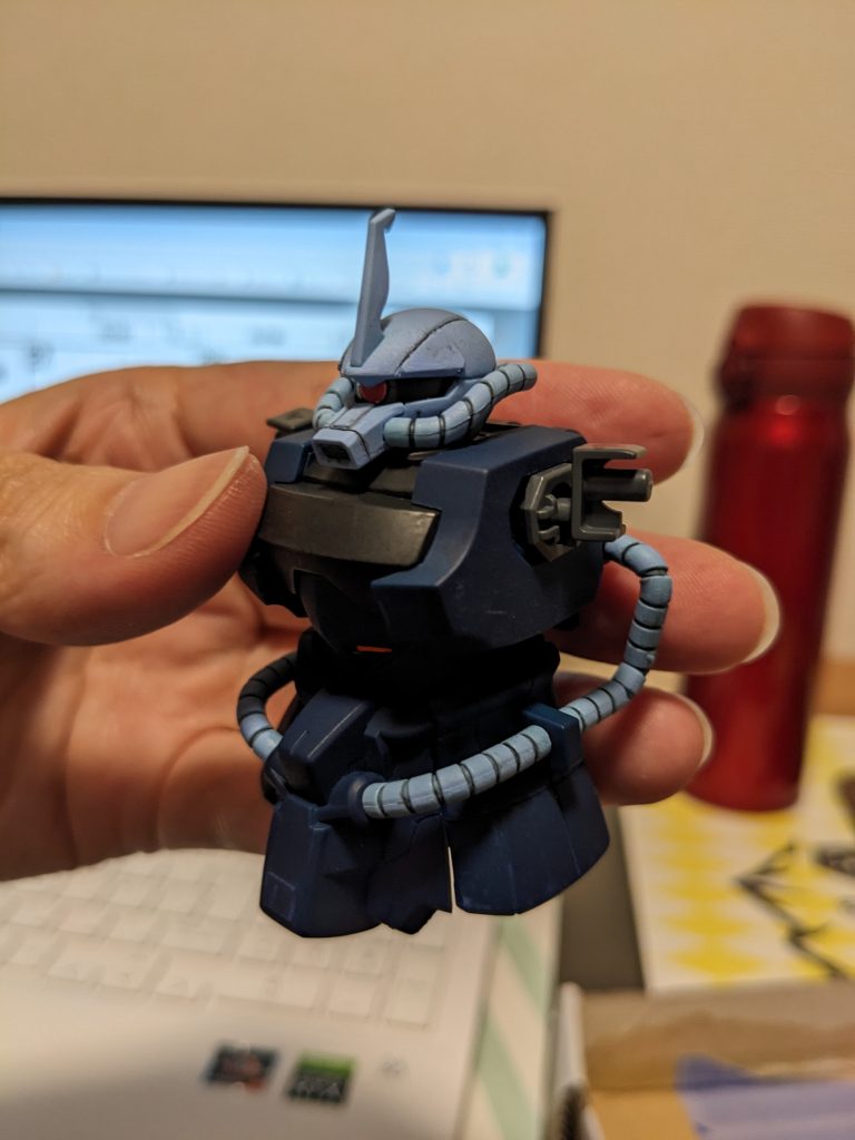 頭周りも気を使いました。