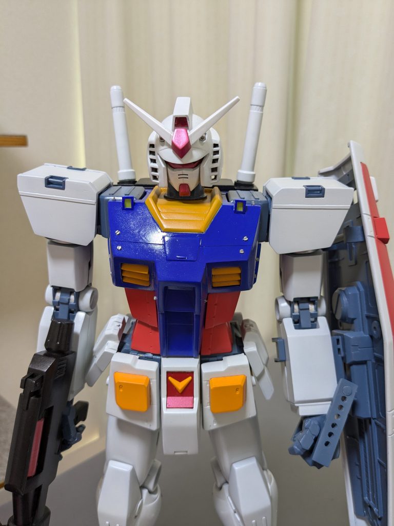 ３０年ぶりのガンダム(メガサイズ)