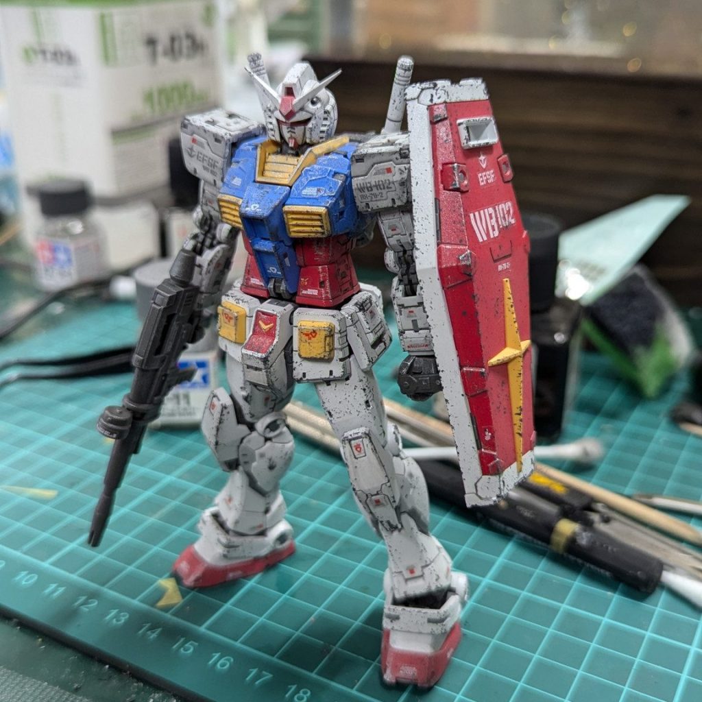 ウェザリング] RG 1/144 RX-78-2 ガンダム Ver.2.0｜Maverick8901さんのガンプラ作品｜GUNSTA（ガンスタ）