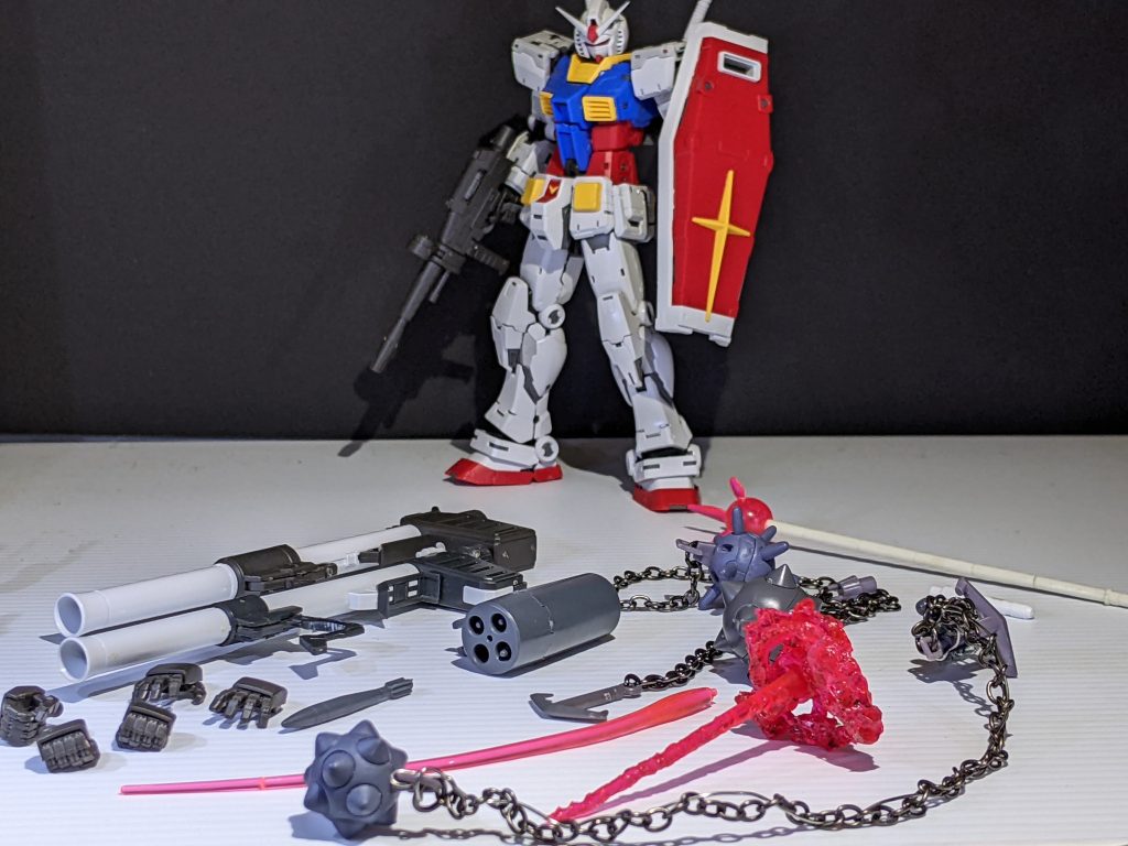 【武装】ビームライフル.ビームサーベル×2シールド ハイパーバズーカ×2ガンダムハンマー.ハイパーハンマースーパーナパーム ビームジャベリン&専用サーベル